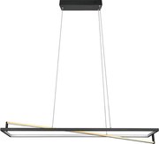 Trio - LED stmievateľný luster na lane EDGE LED/35W/230V 2300/3000/4000K čierna