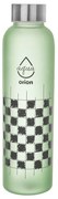 Zelená sklenená fľaša 600 ml Šachovnica – Orion