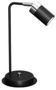 Stolná lampa JOKER 1xGU10/25W/230V čierna/lesklý chróm