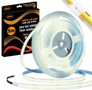 BERGE LED pásik COB Neon 24V - 528D - 15W/m - IP20 - 1650lm - 5m - studená farba