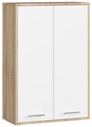 Kúpeľňová skrinka FIN H934 W64 2D dub sonoma / biela