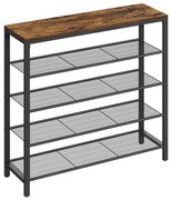 Topánkovnica DAVOR hnedá/čierna