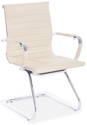 Konferenčná stolička Prymus K, krémová