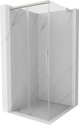 Mexen Rox, L posuvný sprchový kút 95 x 95 cm, 8mm číre sklo, oceľový profil, 8C2L-095-095-97-00