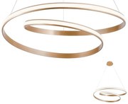 Redo 01-1796 - LED luster na lanku TORSION LED/40W/230V bronzový