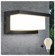 BOWI LED Vonkajšie nástenné svietidlo NEELY 1xE27/9W/230V 3000K IP54 antracit LEDBW0296B