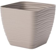 Sahara Petit štvorec s podstavcom 11 cm taupe