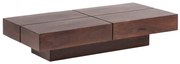 Dizajnový konferenčný stolík Cube XL Akácia 140cm