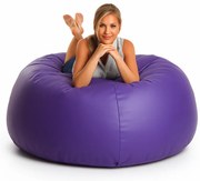 Sedací vak guľa fialová EMI