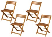 Livarno home Skladacia stolička Sevilla, 4 kusy  (800008982)