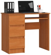 Písací stôl A-6 90 cm jelša ľavý