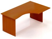 Ergonomický stôl Visio 160 x 100 cm, pravý, čerešňa