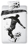 Obliečky bavlnené Deluxe 3D 200x140cm+90x70cm Futbalista Faro