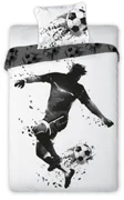 Obliečky bavlnené Deluxe 3D 200x140cm+90x70cm Futbalista Faro