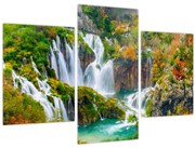 Obraz - Národný park Plitvické jazerá (90x60 cm)