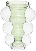 Sklenená váza Matali Green 25,5x25,5x35 cm