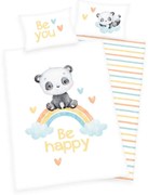 Herding Obliečky pre bábätká Rainbow Panda 100x135/40x60cm