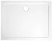 Aqualine Aqualine, TECMI sprchová vanička z liateho mramoru 100x90x3 cm, PQ10090