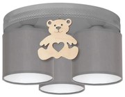 Detské stropné svietidlo BEAR 3xE27/60W/230V