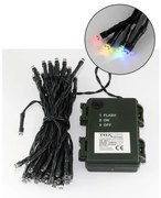 LED Vianočná vonkajšia reťaz 10,8m 100xLED/2 funkce 10,8m IP44 multicolor