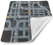 Sablio Deka pre bábätko Detská autodráha - 80x100 cm