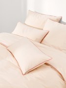 Obliečka na paplón z bavlneného perkálu's lemom Daria