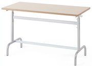 Školská lavica 184, laminát - breza, strieborná