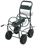 Vozík na záhradnú hadicu s 1/2" hadicovou spojkou 75 m, oceľ