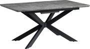 XXXLutz JEDÁLENSKÝ STÔL, sivá, 160-200/90/76 cm P & B - Stoly - 001467003101