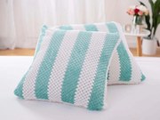 Baránková obliečka na vankúš mikroplyš 45 × 45 cm - Diana mentolová (2 ks)