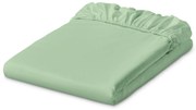 Džersejová napínacia plachta, dvojlôžko, svetlozelená