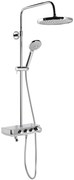 Aqualine Aqualine, FARRAO sprchový stĺp s batériou a napúšťaním, chróm, SL450