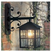 Elstead BL19-BLACK - Vonkajšie nástenné svietidlo WINCHESTER 1xE27/100W/230V IP43