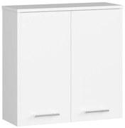 Závesná kúpeľňová skrinka Fin 60 cm biela