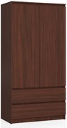 Skriňa S 90 cm 2D 2SZ CLP wenge