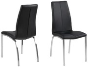 Jedálenská stolička Asama čierna