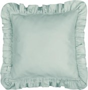 Vankúš s volánom zelená 40x40cm