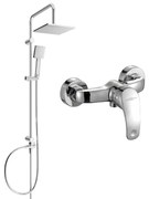 Mexen Tord sprchový set s dažďovou sprchou a sprchovou batériou Fabia, chrómová, 746540200-00