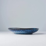 Modrý keramický tanier Mij Indigo, ø 23 cm