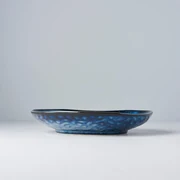 Modrý keramický tanier Mij Indigo, ø 23 cm