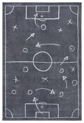 Tmavosivý detský koberec 120x170 cm Gameplan – Hanse Home