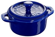 Staub Cocotte Mini hrniec okrúhly 0,2 l keramický modrý, 40510-786