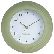 Nástenné hodiny Tender Rib Karlsson KA6048GR, 25cm