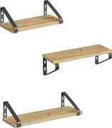 Nástenné police TAYLOR ARTISAN sada 3ks