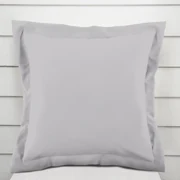 Biante Dekoračná obliečka na vankúš s lemom Rongo RG-016 Svetlo sivá 40 x 60 cm
