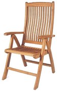 Záhradné polohovateľné kreslo RIVIERA (teak)