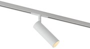 Moderný biely reflektor pre 1-fázový koľajnicový systém GU10 35mm - Slimline Uzzy