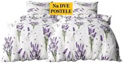 Obliečky Levandula Bavlna 2x70x90 2x140x200 cm
