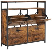 Botník FIRA hnedý/čierny