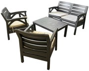 Záhradná sada Santana 4 šedá